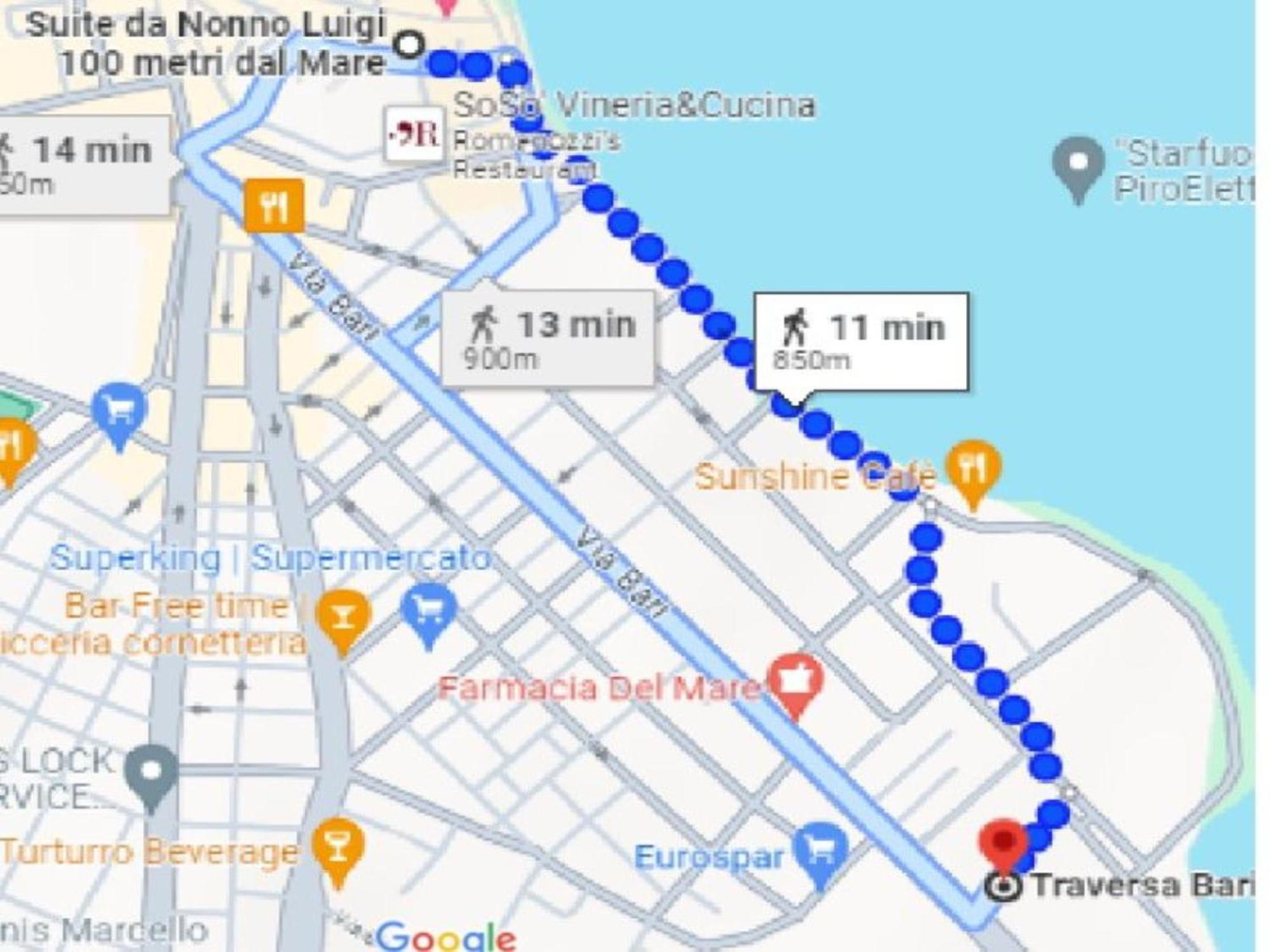 Suite Da Nonno Luigi 100 Metri Dal Mare Giovinazzo Exterior foto